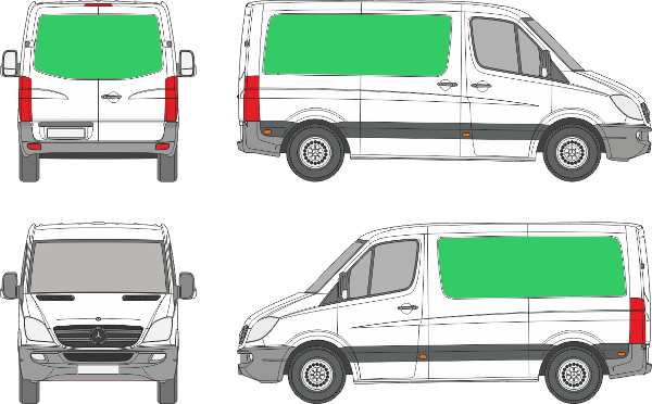 Mercedes Benz Sprinter L1H1 (2006-2017)