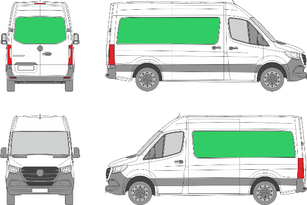 Mercedes Benz Sprinter L2H2 (2018-2021)